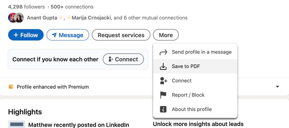 find someone's phone number by name from LinkedIn