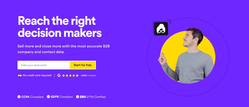 Use lusha to find contact number of businesses