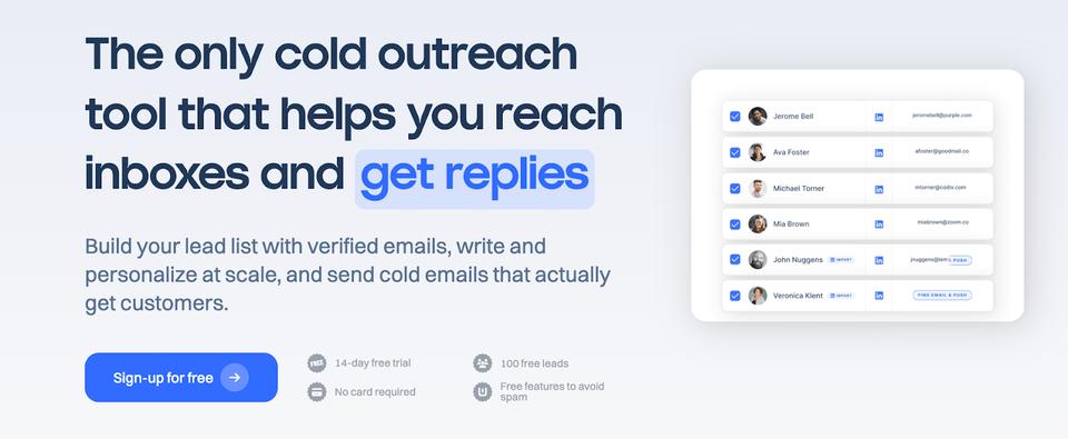 Use lemlist to find business phone numbers by name