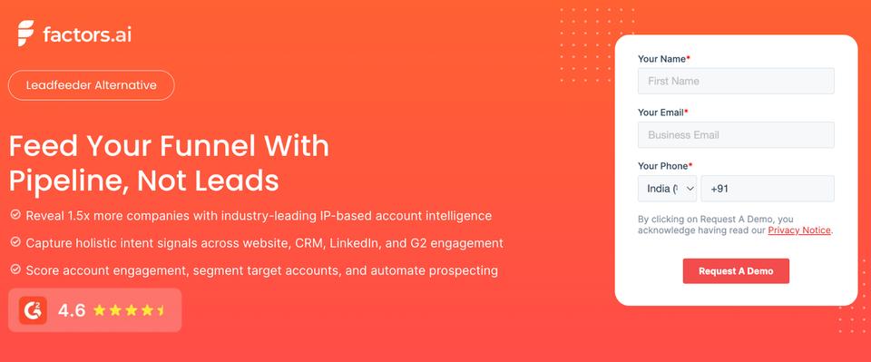 factors.ai - lead generation tool