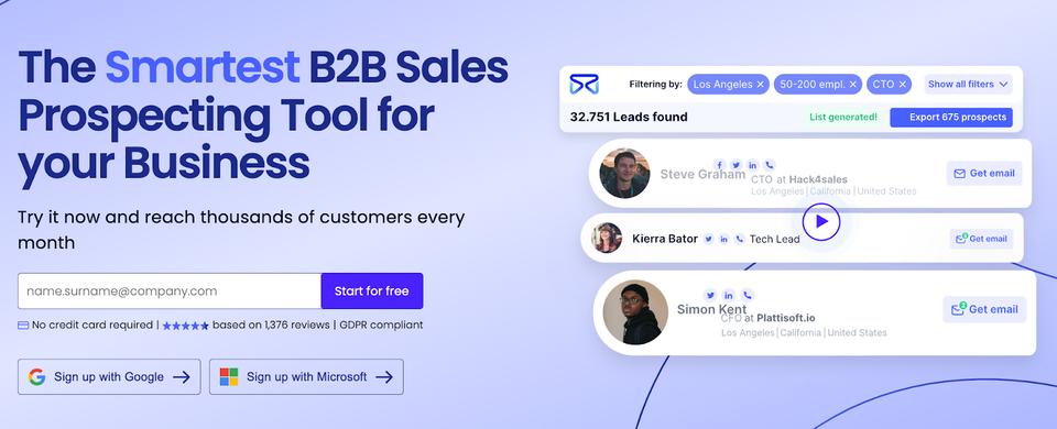 One of the best email finder tools Rocket Reach