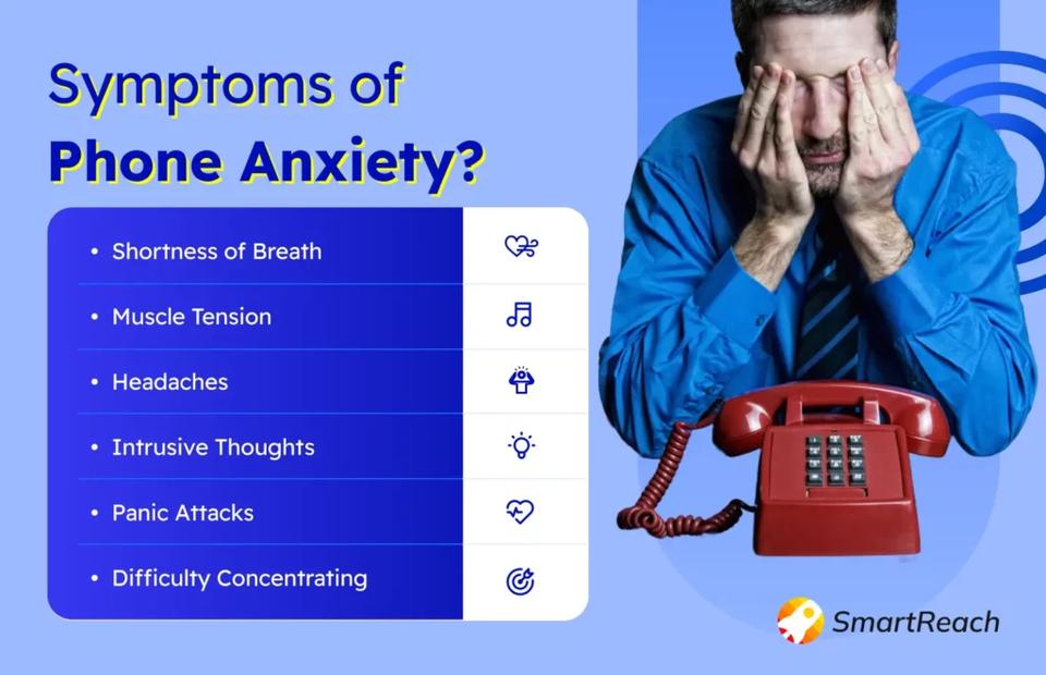 Symptoms of phone anxiety