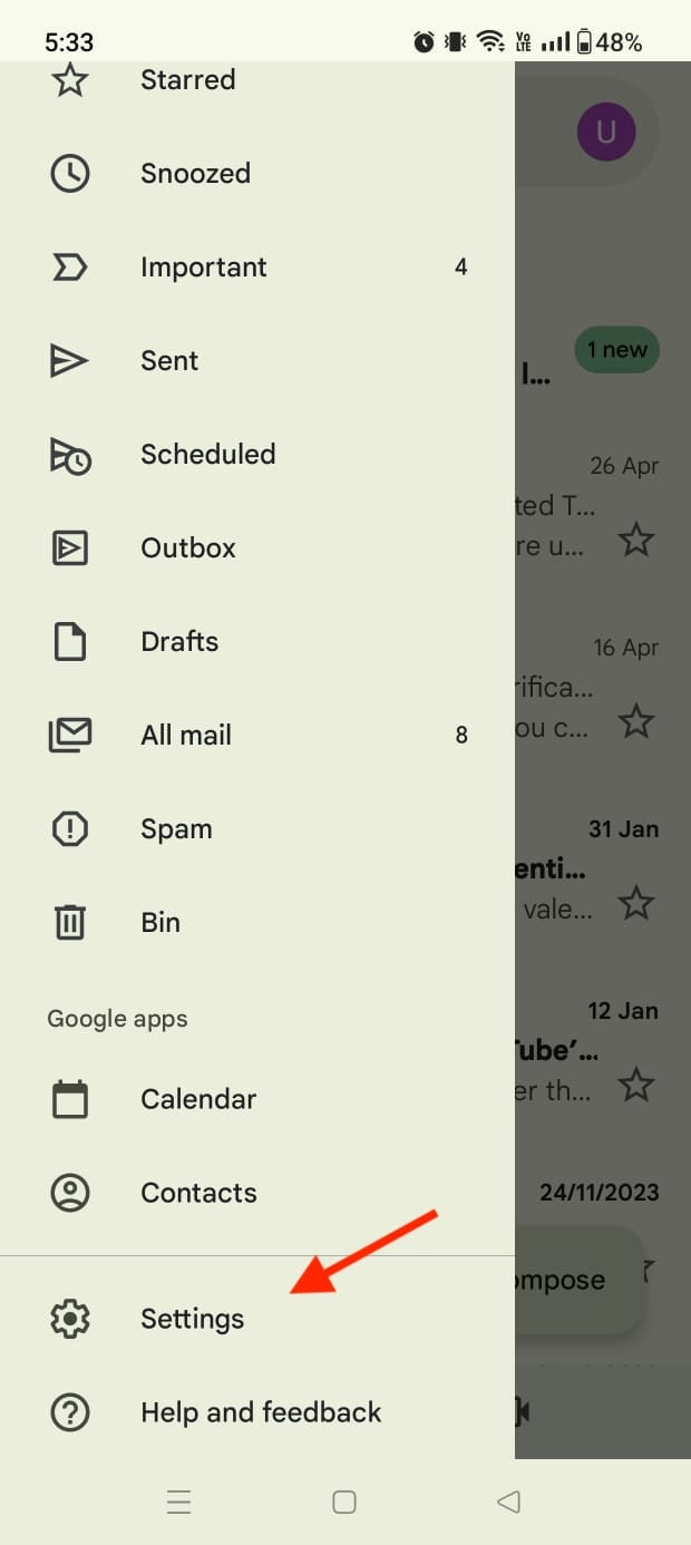 Gmail queued