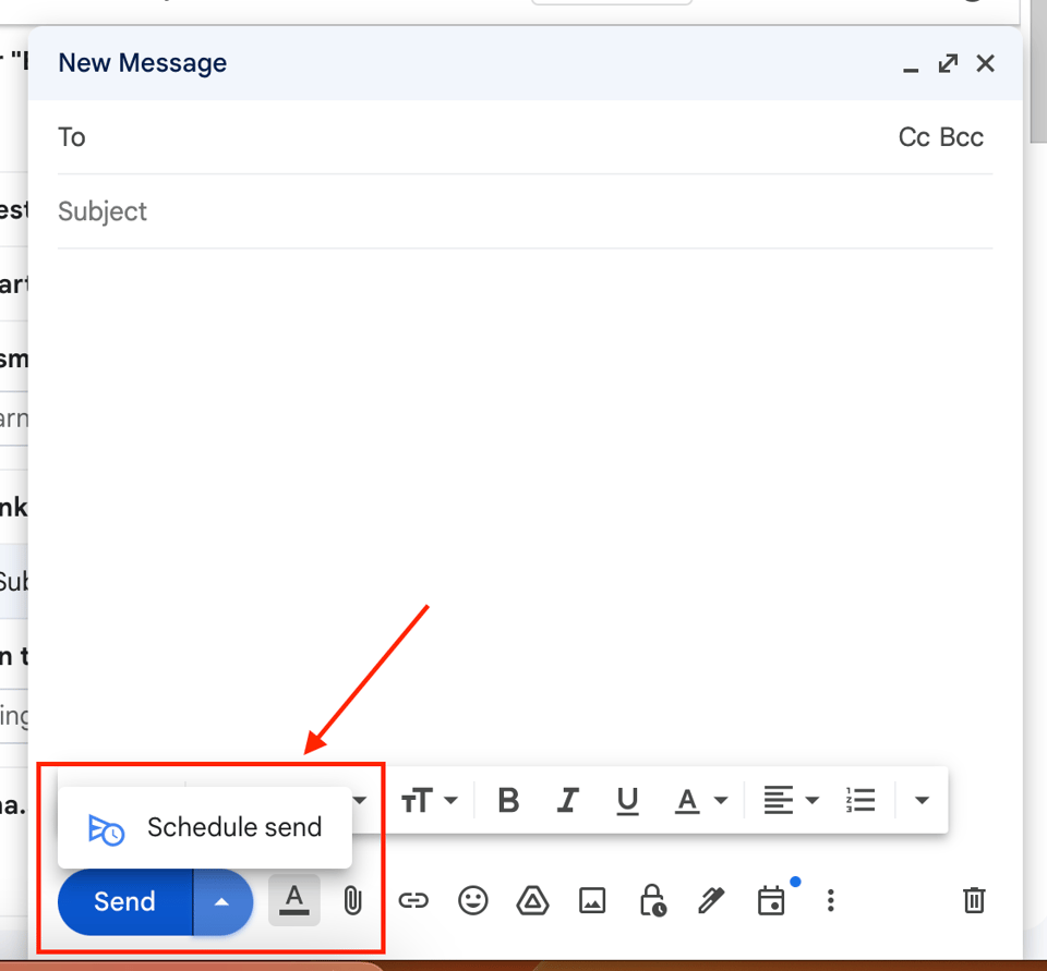Gmail queued