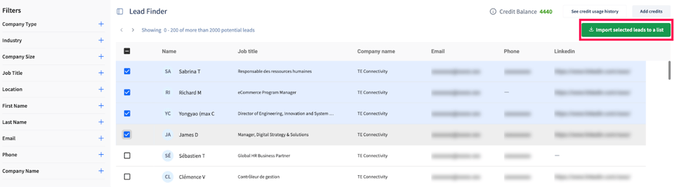 Smartreach.io lead finder