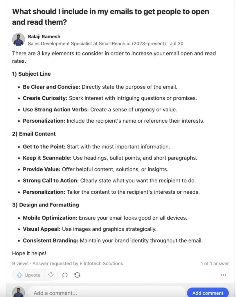 Answering industry related questions on Quora can help you generate leads to your site
