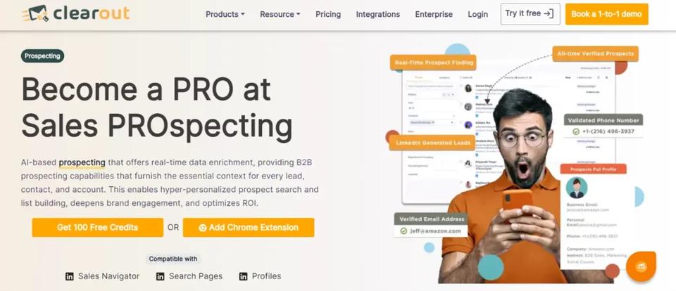 email extractor - clearout
