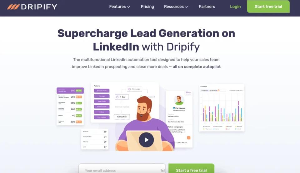 email extractor - dripify