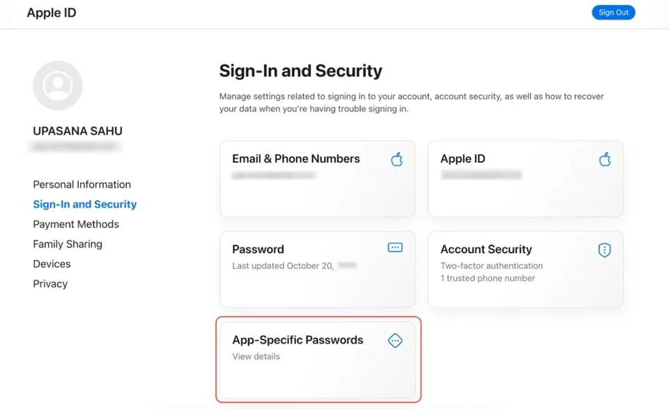 icloud SMTP settings
