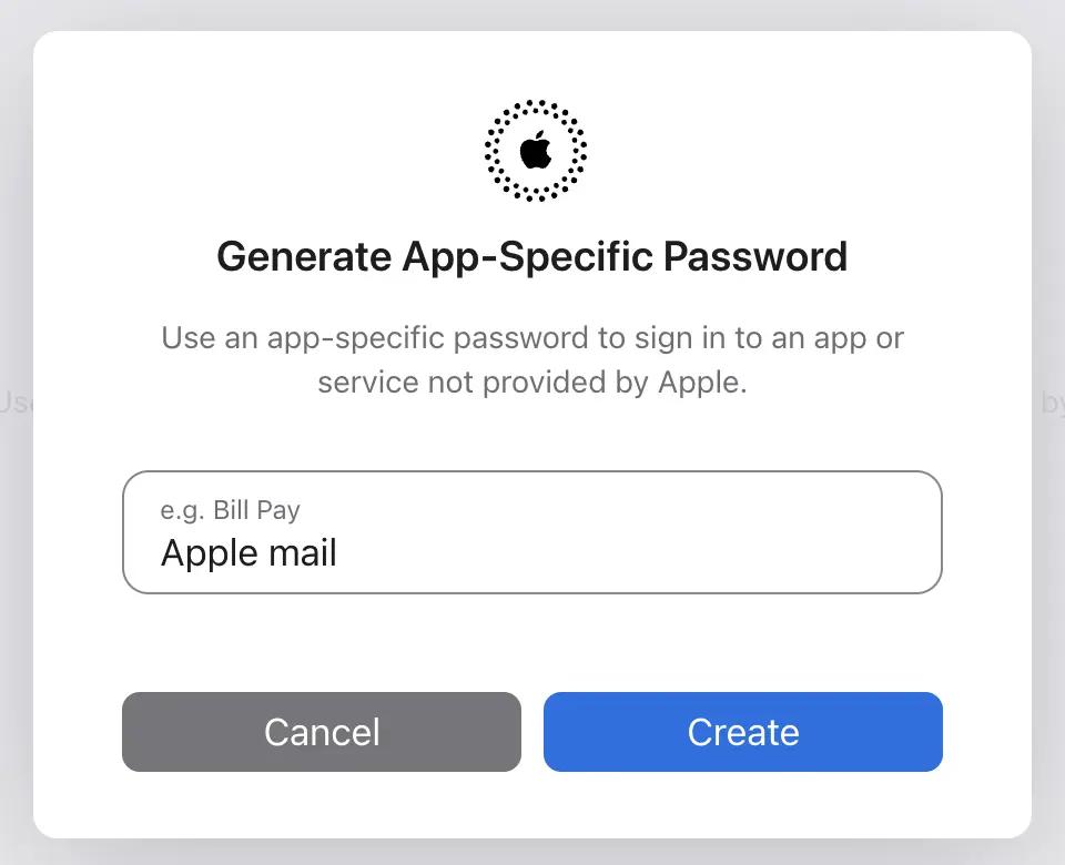 icloud SMTP settings