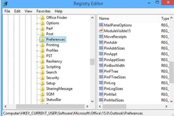 Microsoft registry editor - for increasing outlook attachment size limit