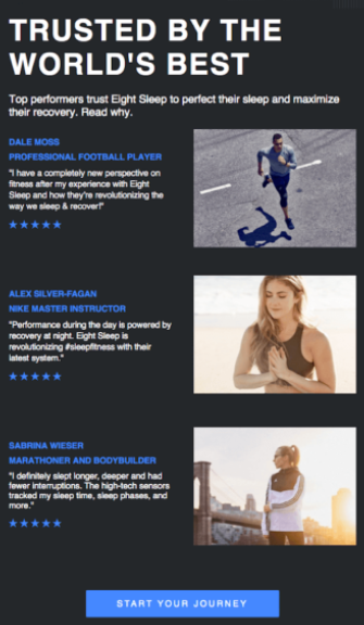 social proof for sales funnel