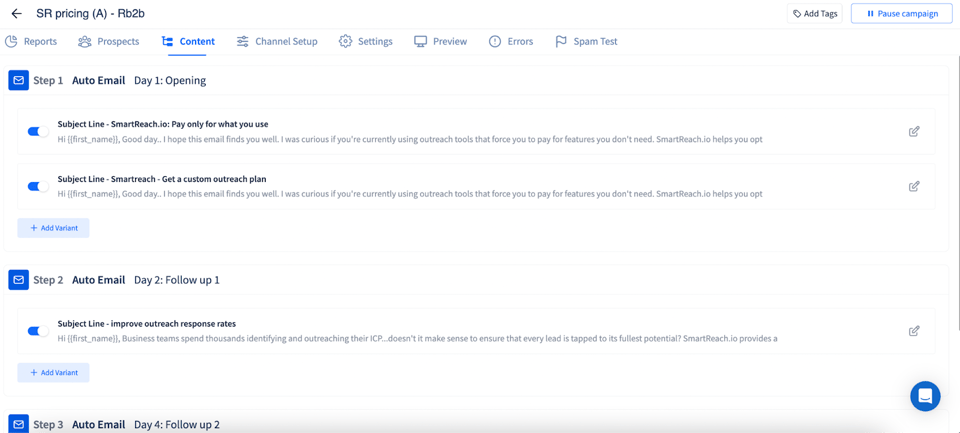 Here's how SmartReach.io users can use buying signals to create targeted email outreach sequences for conversion and higher engagement