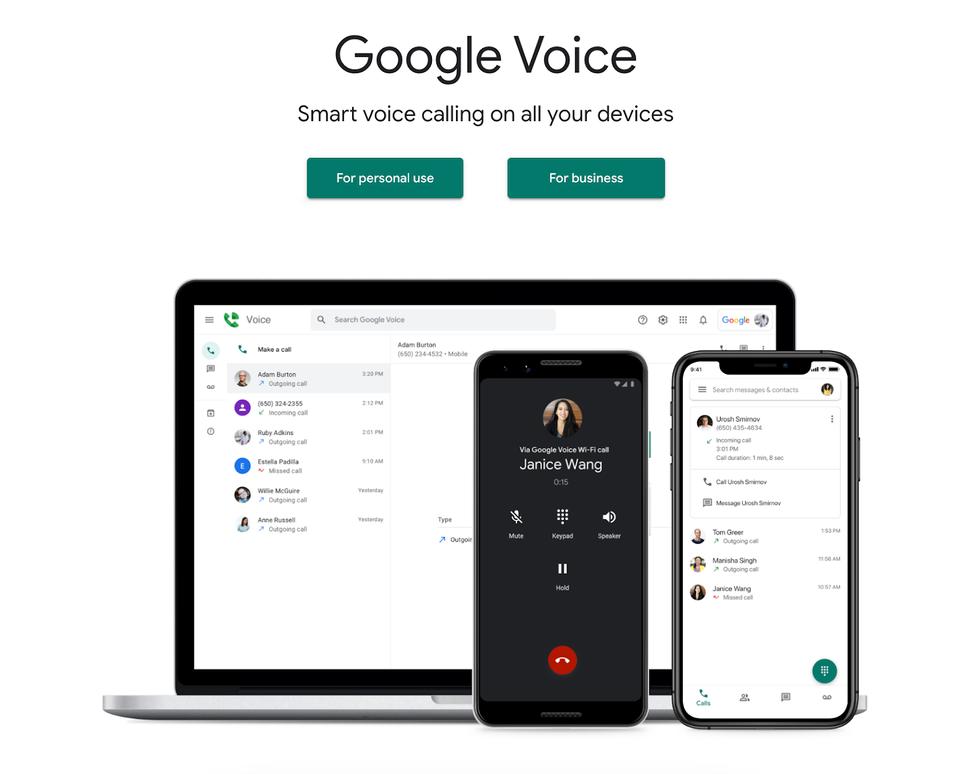 Google voice is another RingCentral alternative and a great solution for Google workspace users