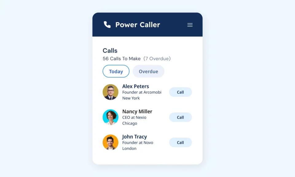 SmartReach.io Powercaller is one of the cold calling software for calling the area code 347 with high answer rates