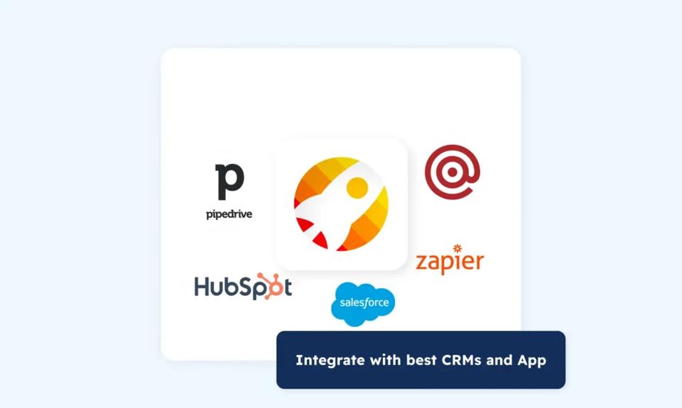 SmartReach.io integrates with almost all sales tools you need to set-up a steady calling workflow
