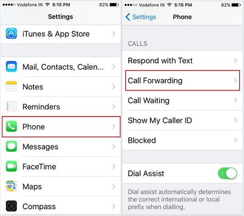 how to forward call