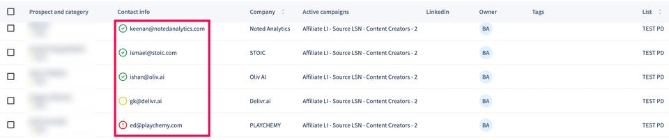 How SmartReach.io's free email validation system works