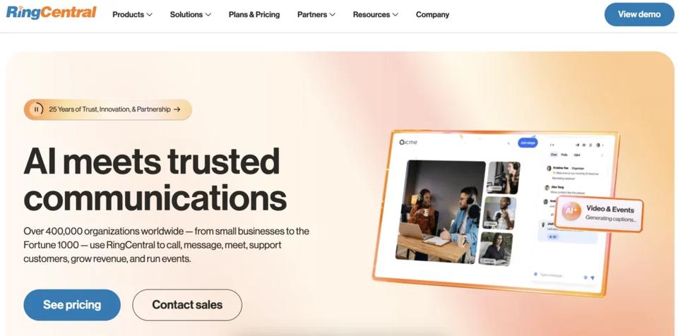 Best business phone system - ringcentral