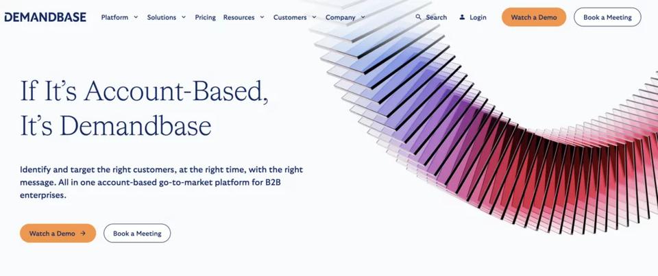 Data enrichment tools - demandbase