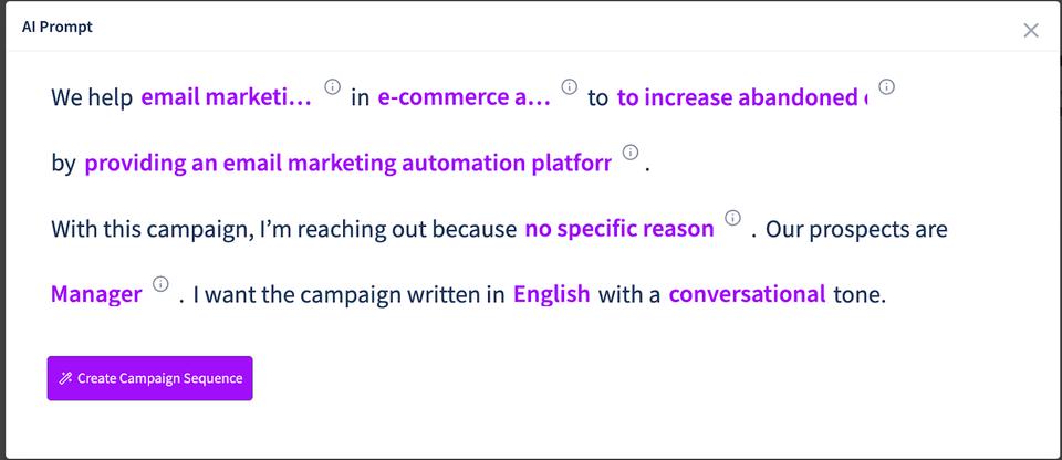 How email copy creation process work inside SmartReach based on user's given ICP details - explained