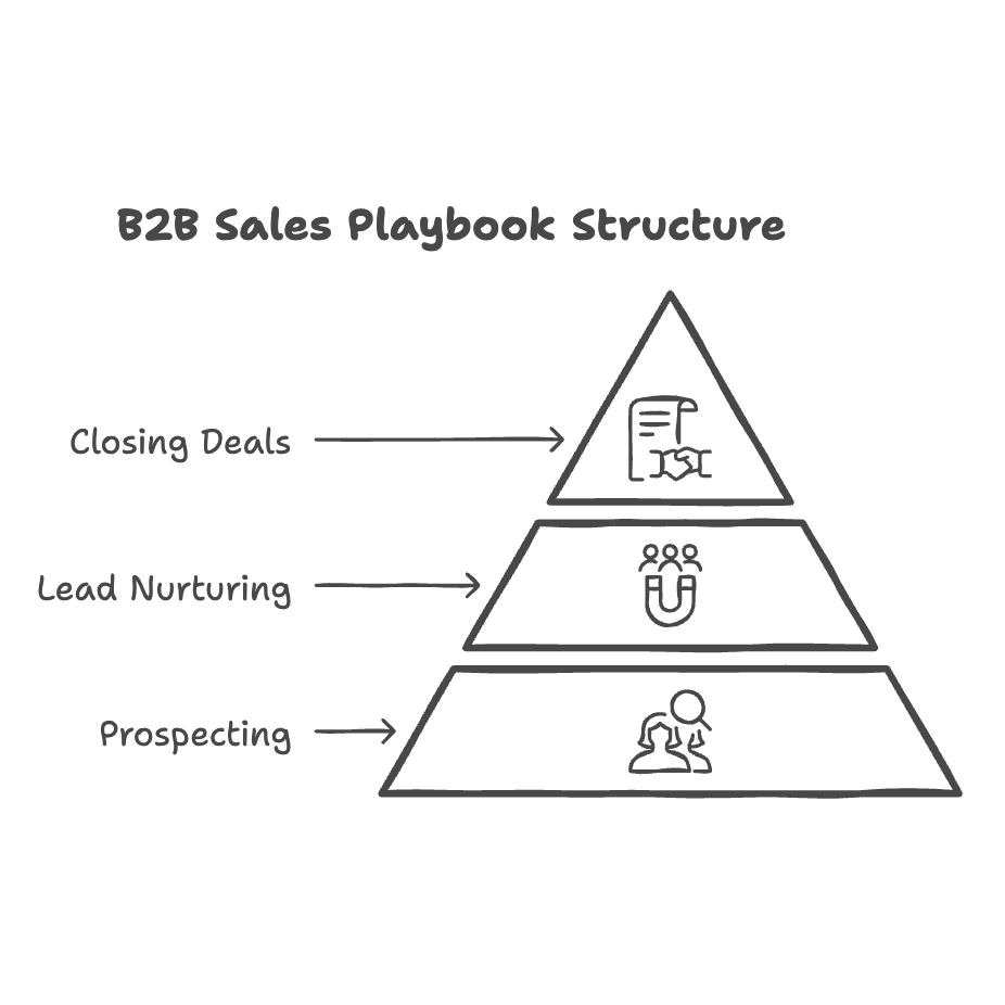 sales playbooks structure illustrated