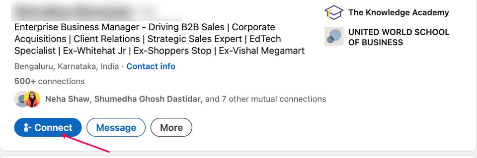 how to send connection request on LinkedIn with picture