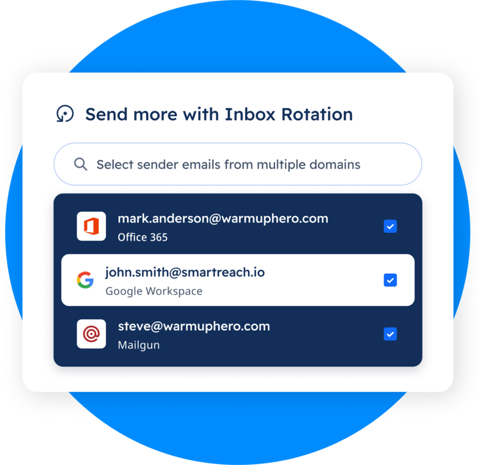 Enhance deliverability with inbox rotation