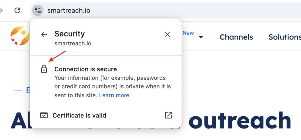 How can I choose reputable domains for links in my emails - ssl certificate