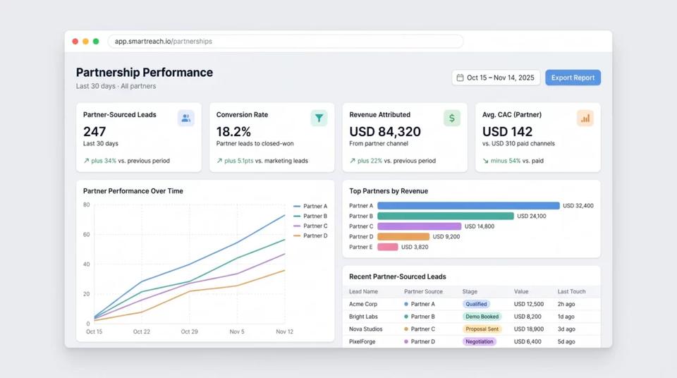 Set up tracking systems & performance metrics